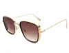 Best-selling metal retro square-framed sunglasses, European and American style sunglasses, Korean version Internet celebrity trendsetter 2618 details Picture
